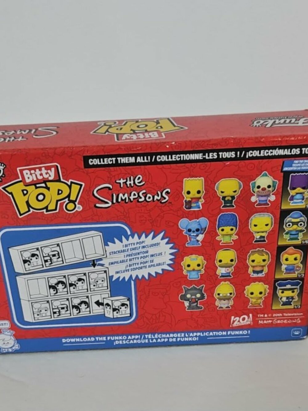 Funko Bitty Pop The Simpsons 4-Pack Series 2 - Itchy Marge Moe New In Box - Picture 10 of 11